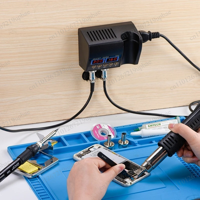 8898 2‑in‑1 750W LCD Digital S - 2 In 1 Soldering Rework Station 750W review and price