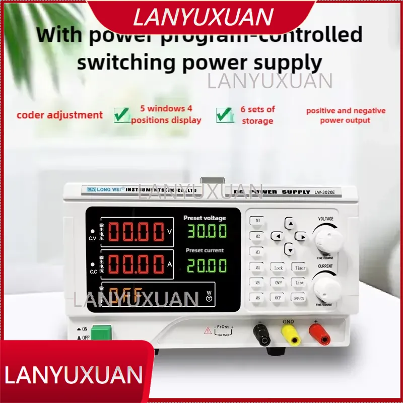 Longwei LW-1560E 900W 15V 30V  - High Precision Dc Power Supply 30V 10A review and price