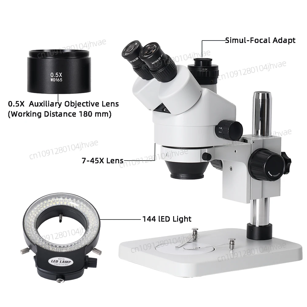 2025 NEW Real Photo 3.5X-45X   - Trinocular Stereo Microscope 7X-45X review and price