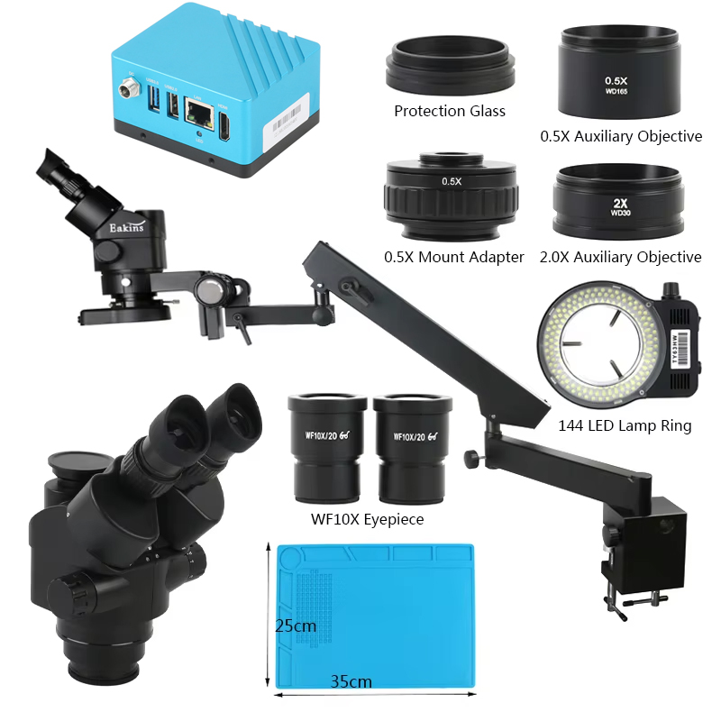 UHD 4K IMX334 HDMI Digital Vid - Simul-Focal Industrial Microscope 4K Hdmi review and price