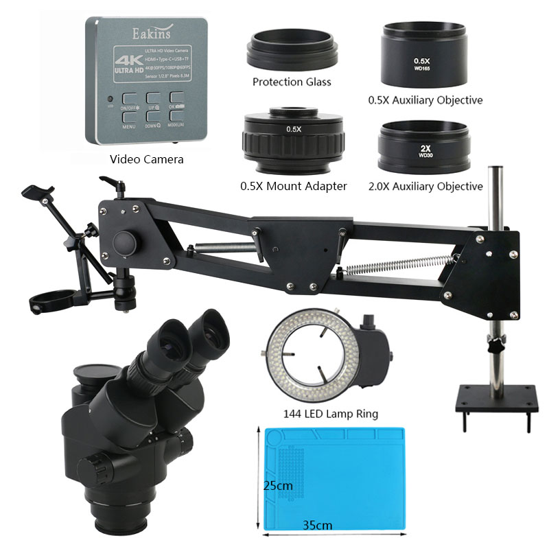 3.5X - 90X Zoom Simul Focal In - Simul-Focal Industrial Microscope 4K Hdmi review and price