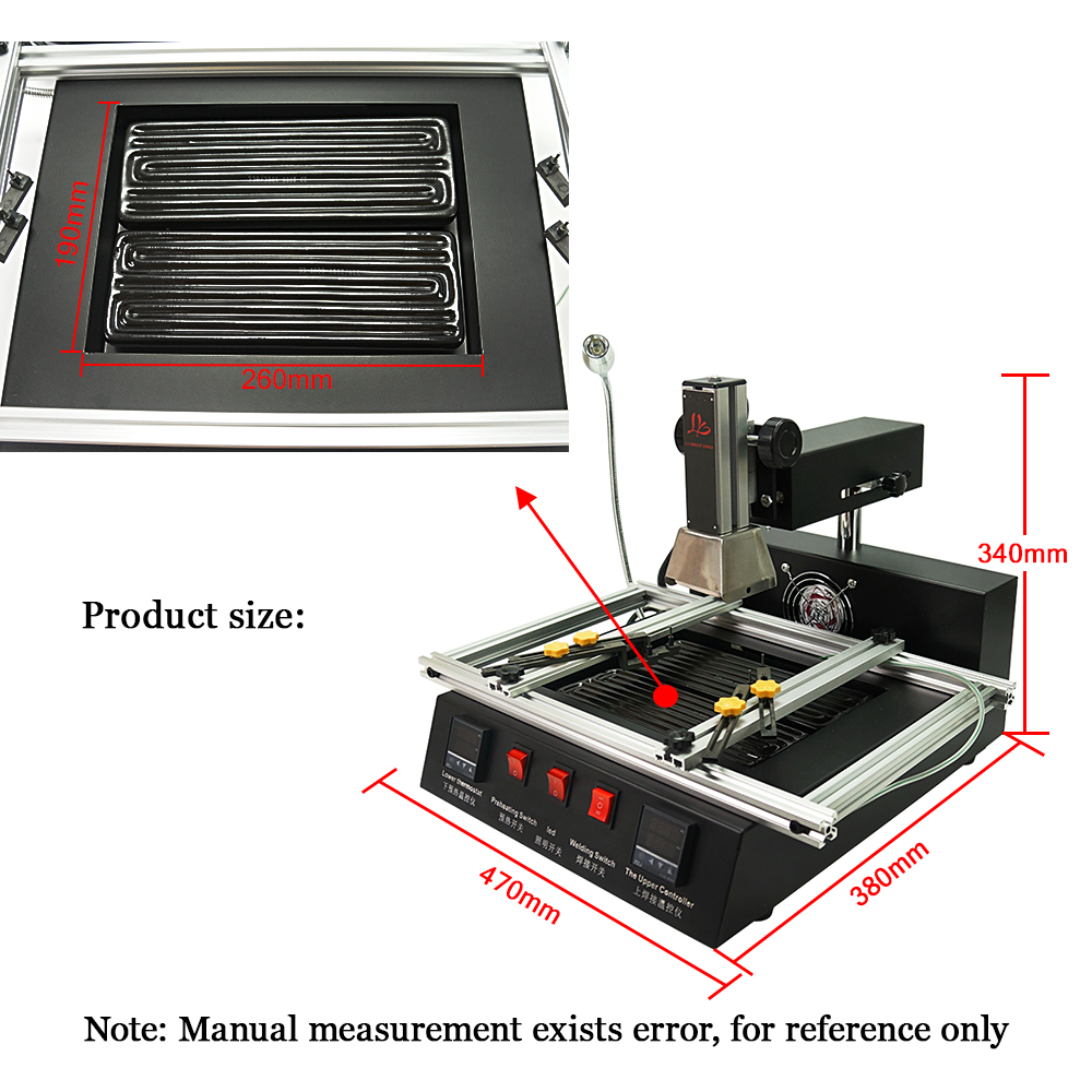 LY M770R BGA Rework Station 22 - Infrared Bga Rework Station review and price