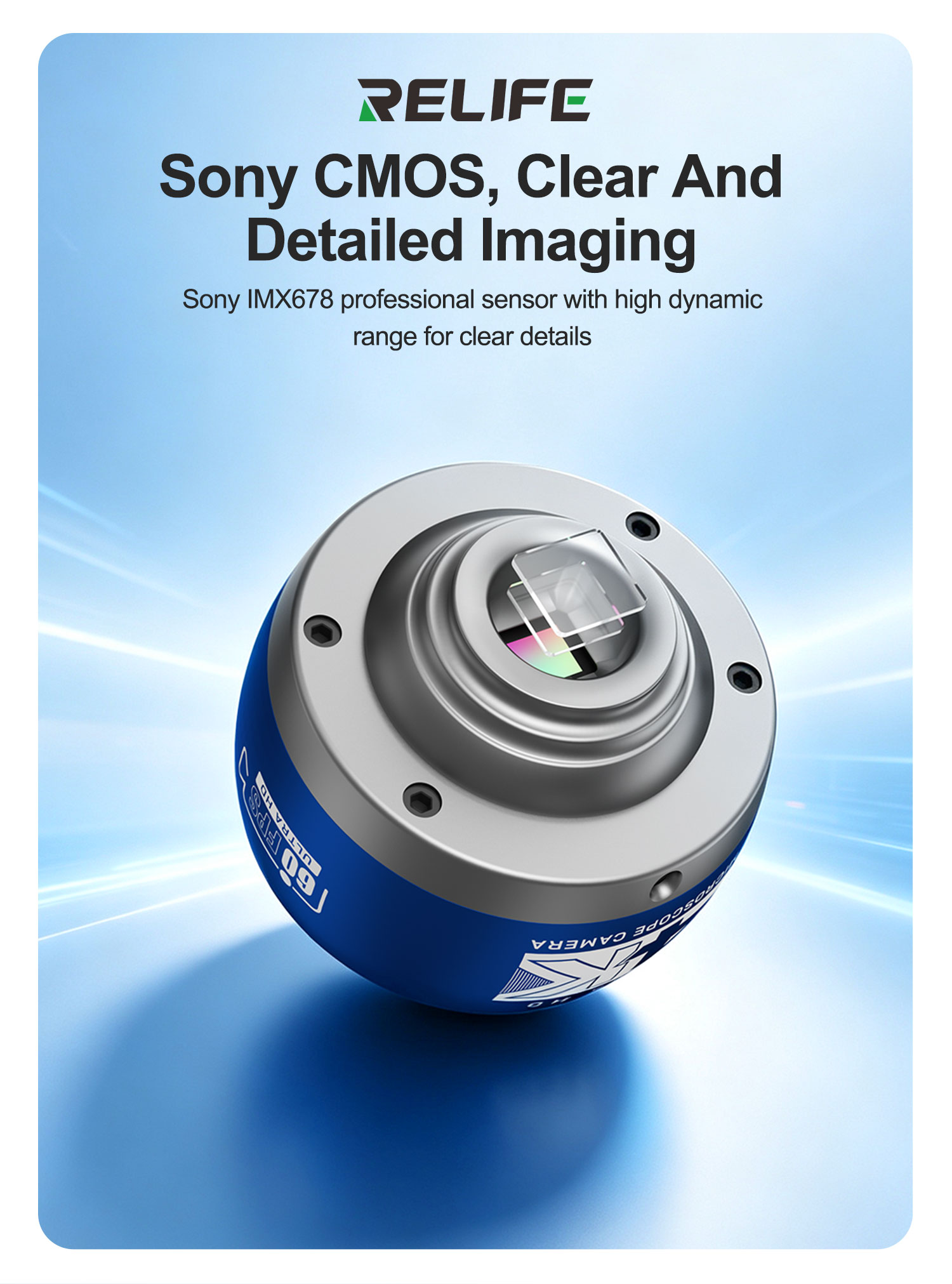 RELIFE MC5 4K 60FPS Microscope - 4K Microscope Camera Sony Sensor review and price