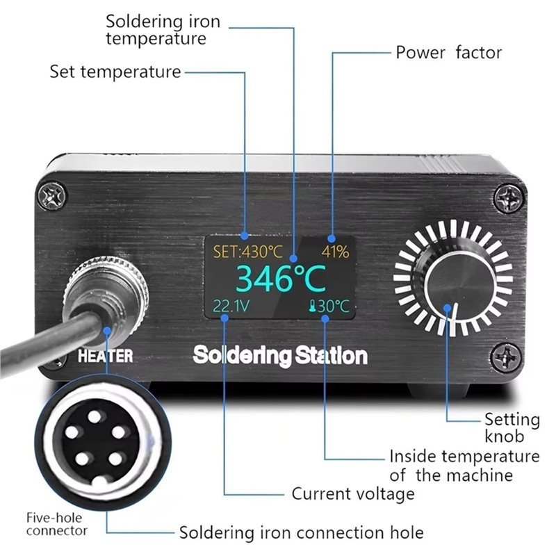 ABYN-Professional T12 Portable - T12 Soldering Station Oled review and price