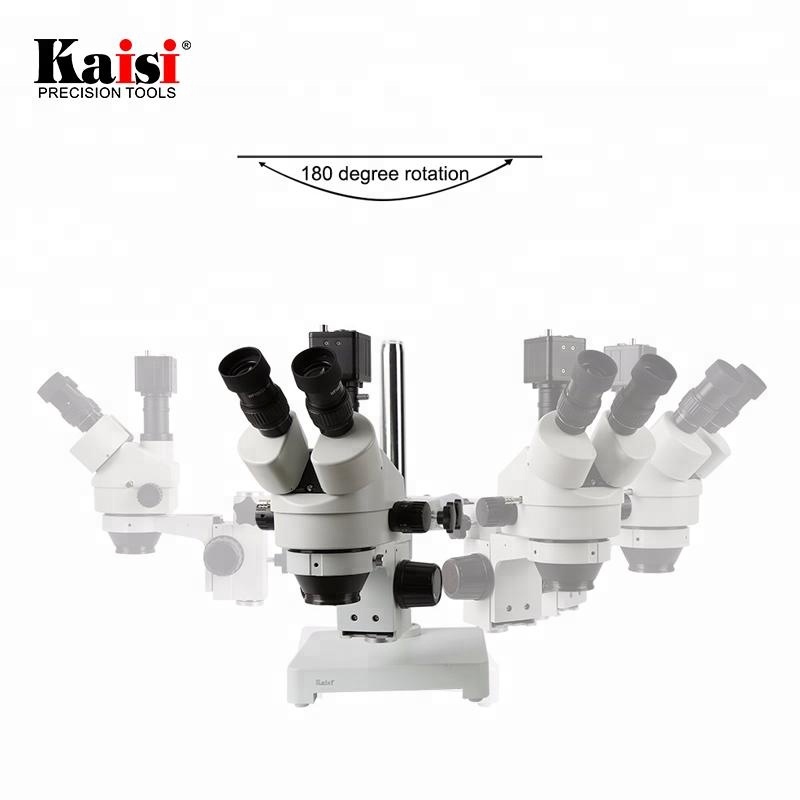 Kaisi 7X-45X Digital Zoom PCB  - Trinocular Stereo Microscope 7X-45X review and price