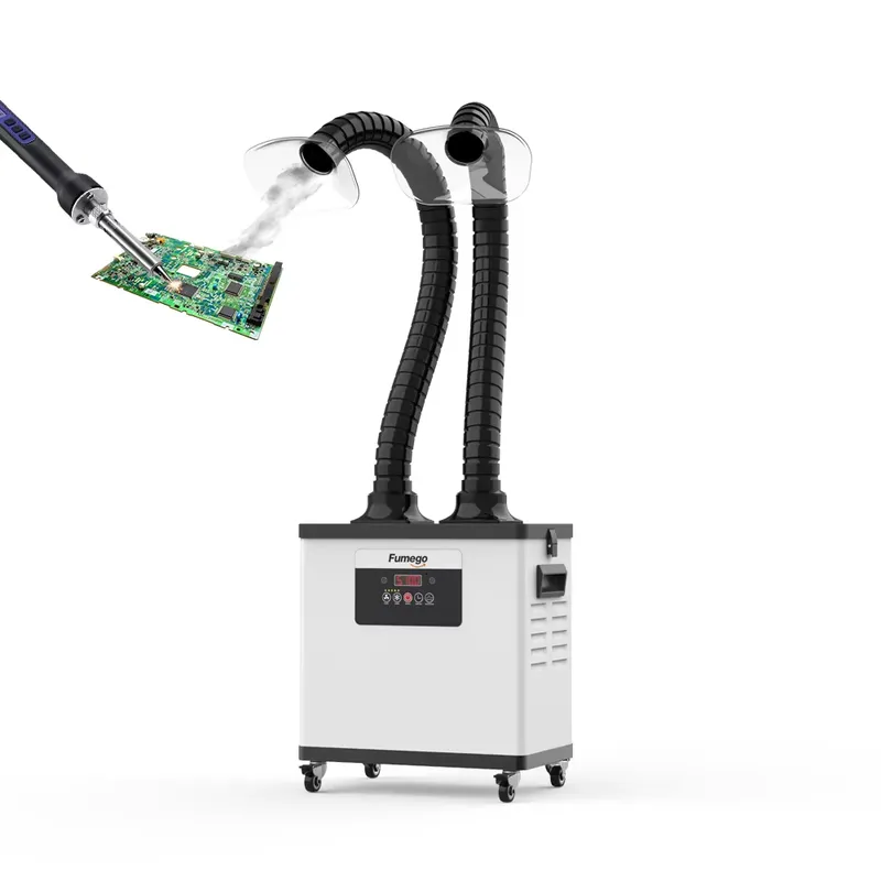 DX1002 Dual-Arm 200W Fume Extr - Fume Extractor Soldering Dual Arm review and price